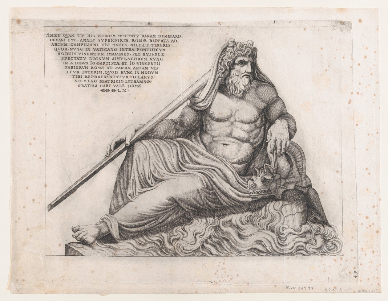 A római nagyszerűség tükre: Az óceánisten, 1560., 1560 alkotó: Nicolas Beatrizet