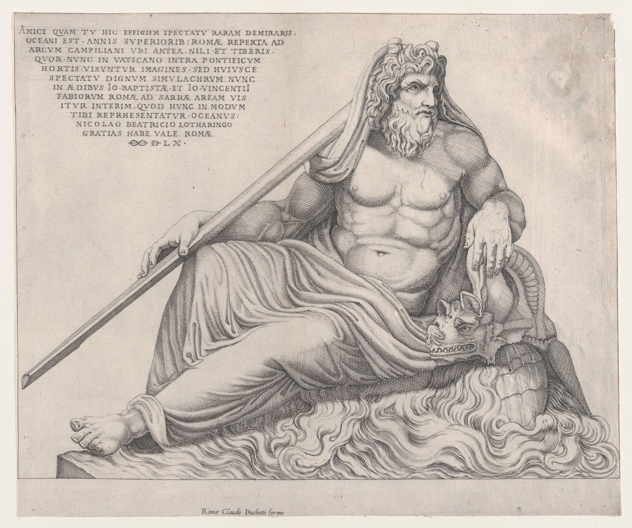 A római nagyszerűség tükre: Az óceánisten, 1560., 1560 alkotó: Nicolas Beatrizet