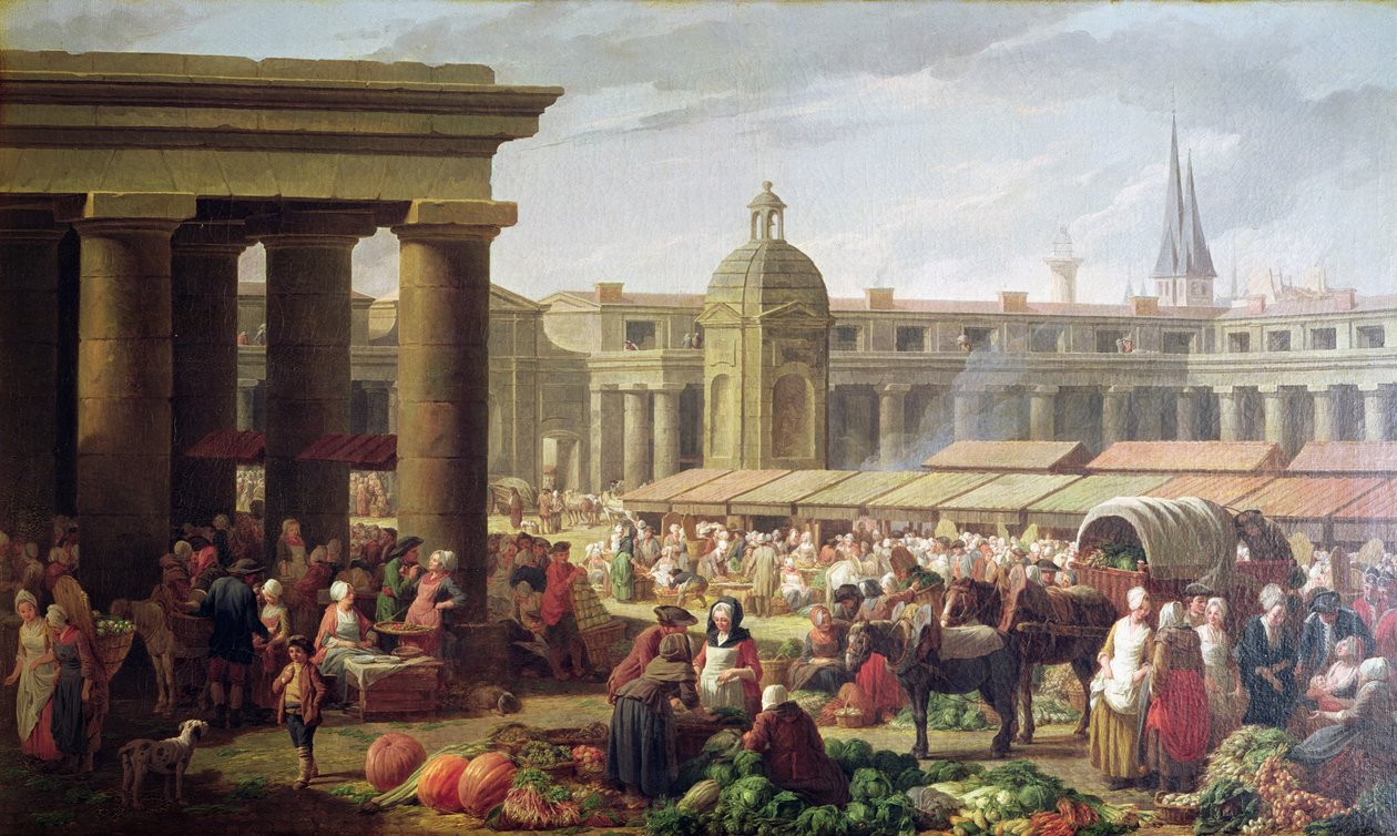 Les Halles, Párizs alkotó: Nicolas Bernard Lepicie