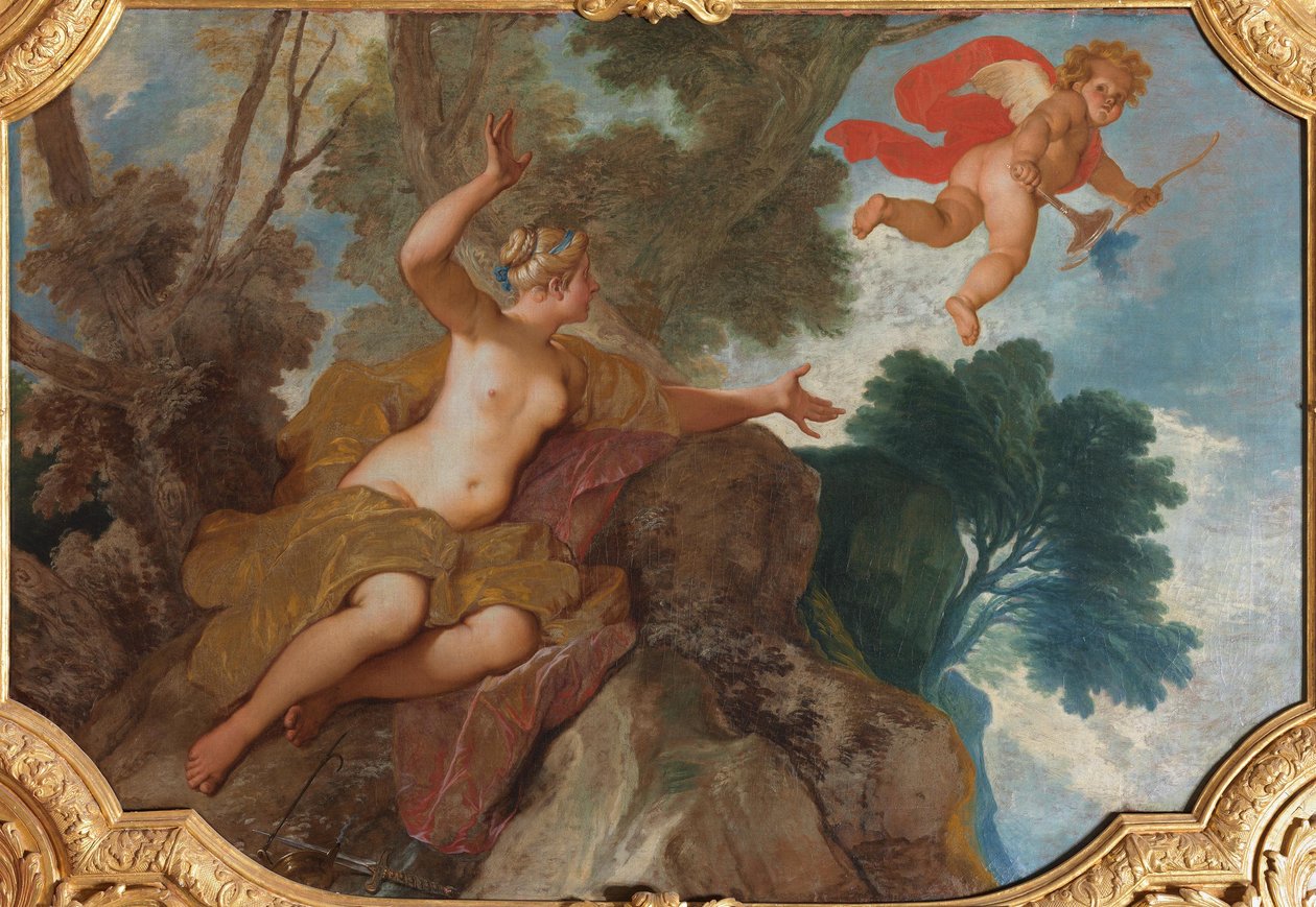 Amor verlässt Psyche alkotó: Nicolas Bertin