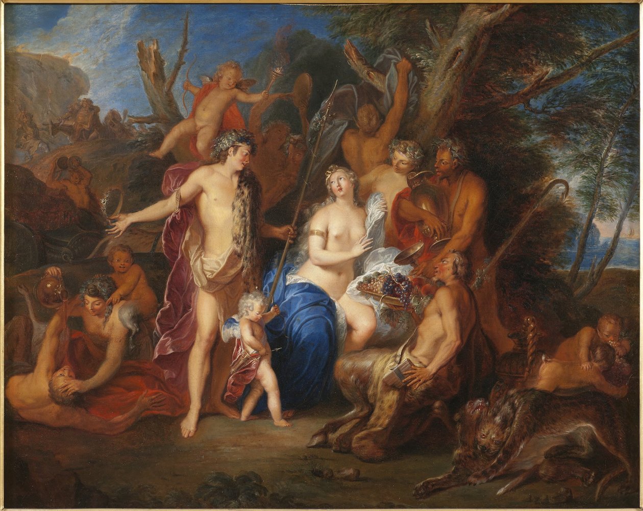 Bacchus és Ariadné alkotó: Nicolas Bertin