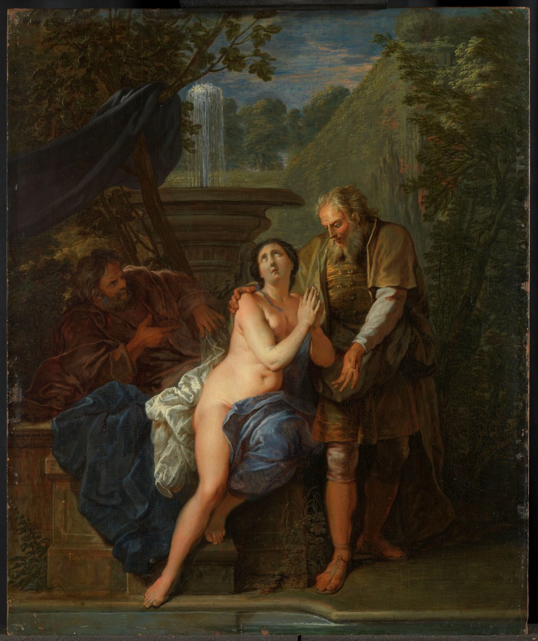 Susanna és a vének alkotó: Nicolas Bertin