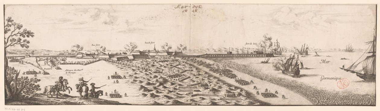 Mardijk térképe, 1645 alkotó: Nicolas Cochin