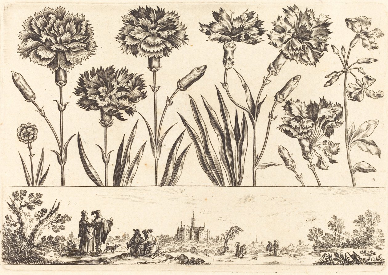 Virágnyomat 9. sz alkotó: Nicolas Cochin after Balthasar Moncornet