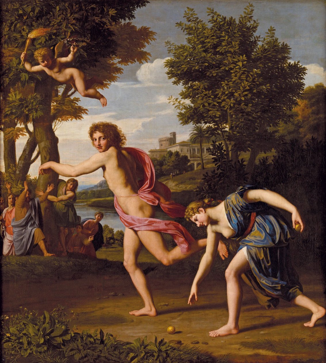 Hippomenész és Atalanta alkotó: Nicolas Colombel