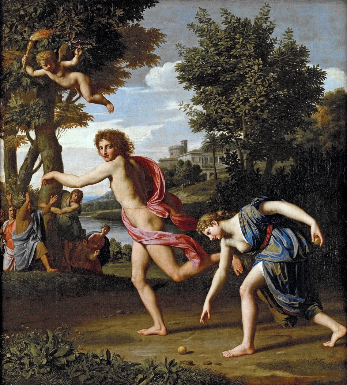 Hippomenész és Atalanta alkotó: Nicolas Colombel