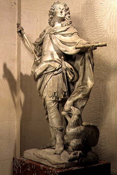 XV. Lajos francia (1710-74) Jupiterként alkotó: Nicolas Coustou