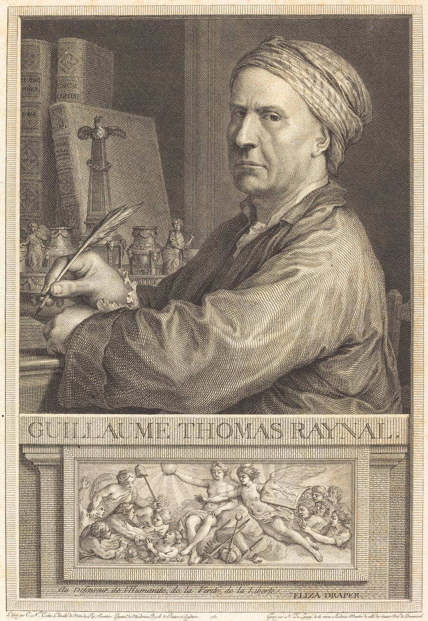 Guillaume Thomas Raynal alkotó: Nicolas Delaunay after Charles Nicolas Cochin II