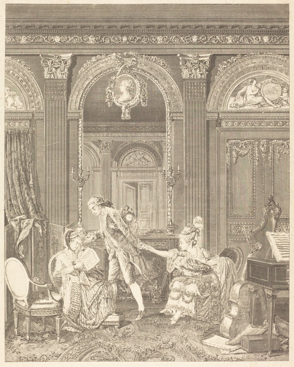 Az édes jegy alkotó: Nicolas Delaunay after Nicolas Lavreince