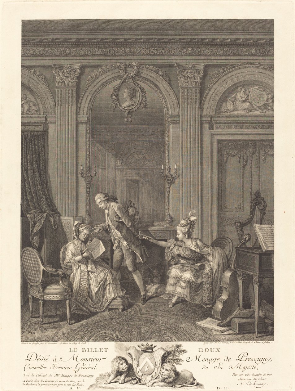 Az édes jegy alkotó: Nicolas Delaunay after Nicolas Lavreince