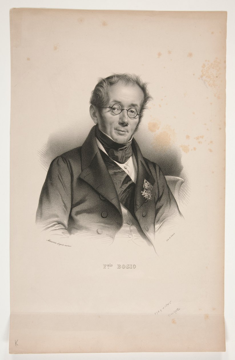 [François-Joseph báró] Bosio portréja alkotó: Nicolas Eustache Maurin