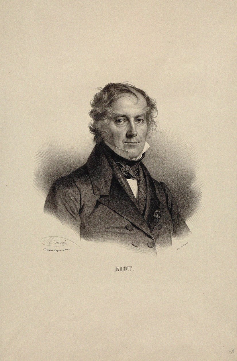 Jean Baptiste Biot portréja 1774-1862. alkotó: Nicolas Eustache Maurin