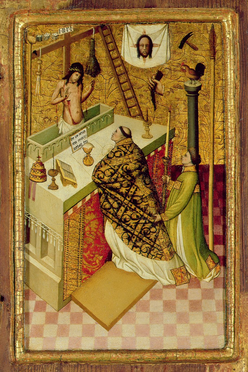 Szent Gergely miséje alkotó: Nicolas Frances