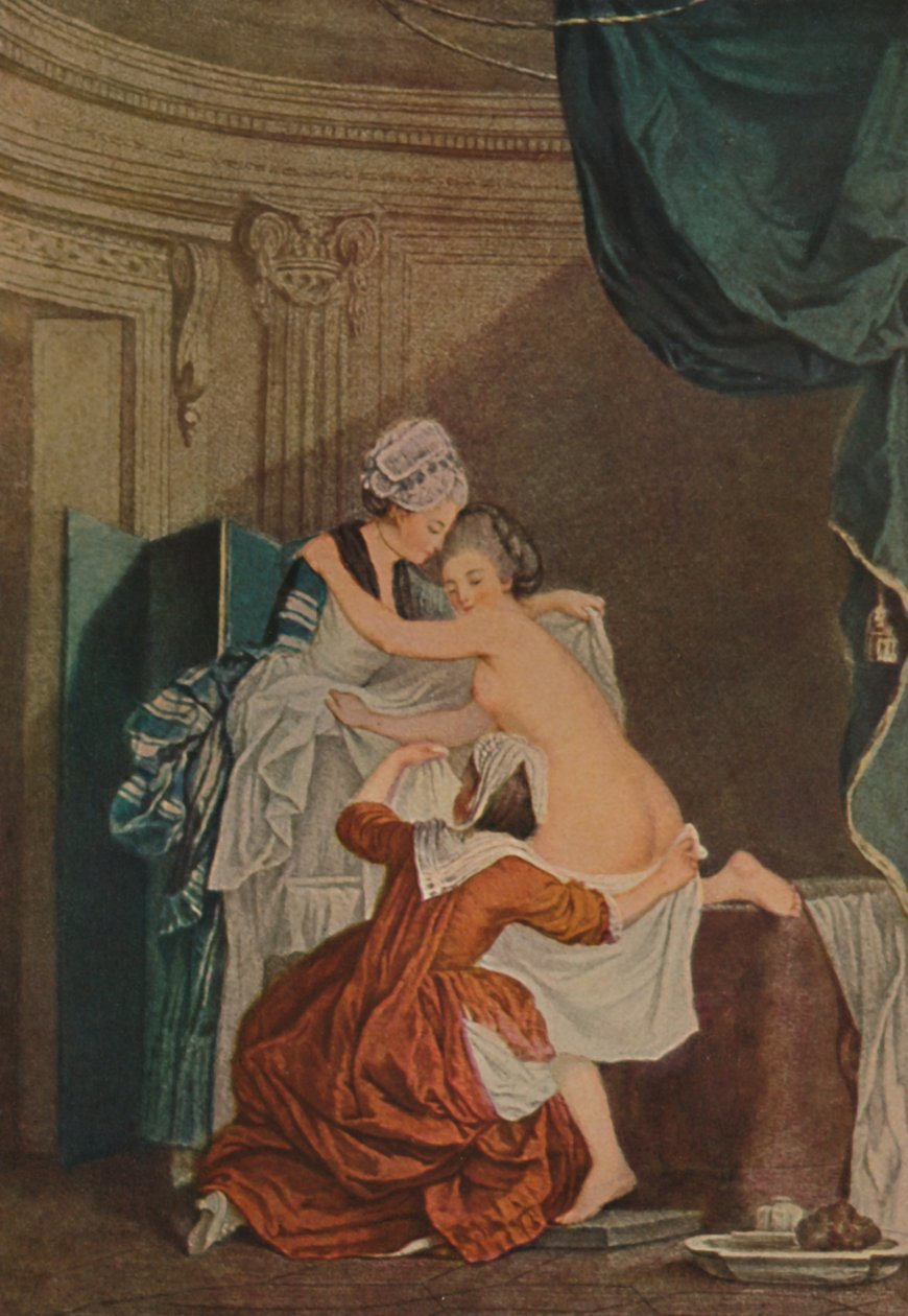 Le Bain, A fürdő, 1770-1810, 1913 alkotó: Nicolas Francois Regnault