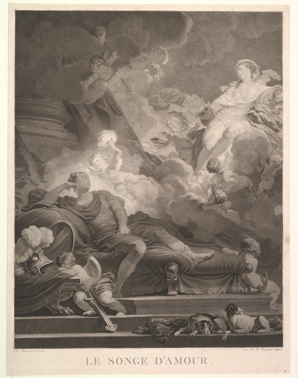 A szerelem álma.n.d. alkotó: Nicolas Francois Regnault
