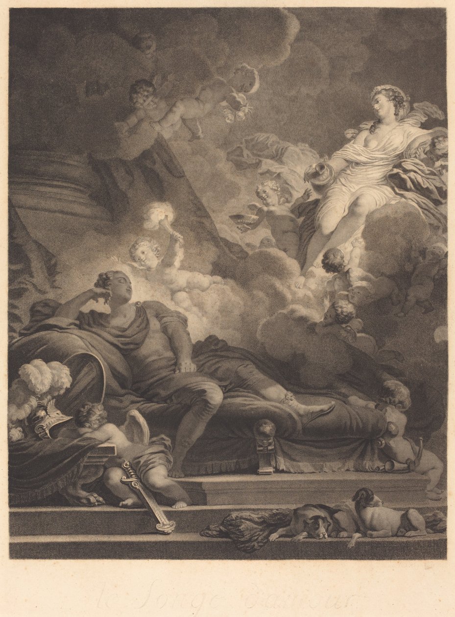 Szerelem Álma alkotó: Nicolas François Regnault after Jean Honoré Fragonard