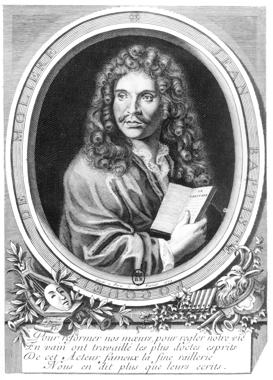 Moliere portréja (1622-73) alkotó: Nicolas Habert