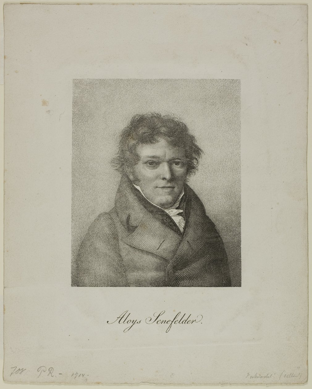 Alois Senefelder portréja alkotó: Nicolas Henri Jacob