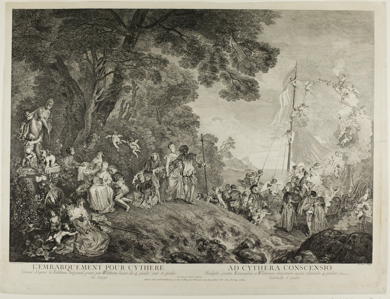 Zarándoklat Cithera szigetére alkotó: Nicolas Henri Tardieu