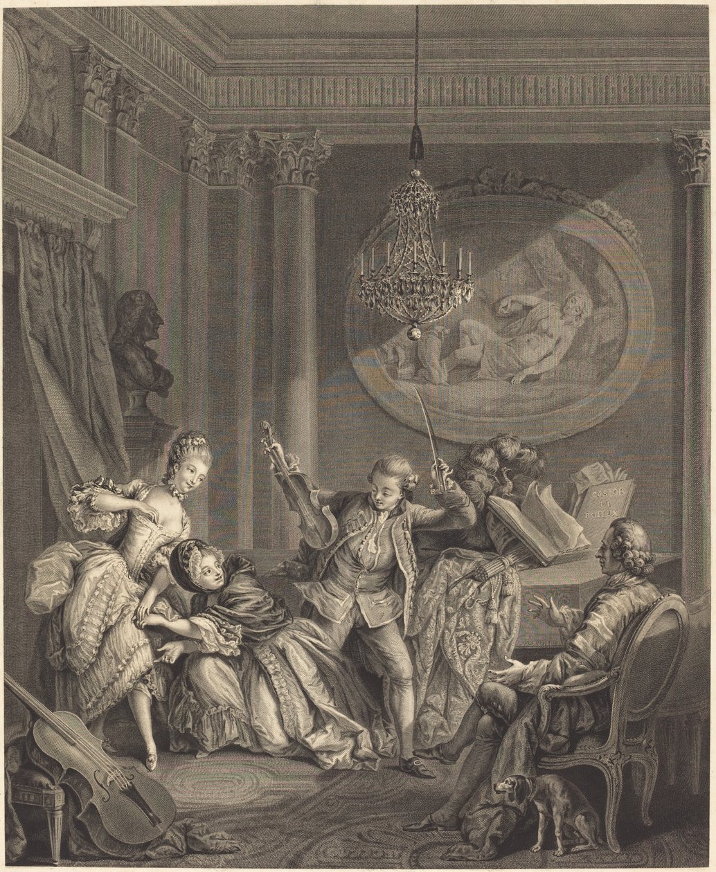 A szerencse felé vezető út alkotó: Nicolas Joseph Voyez after Pierre Antoine Baudouin