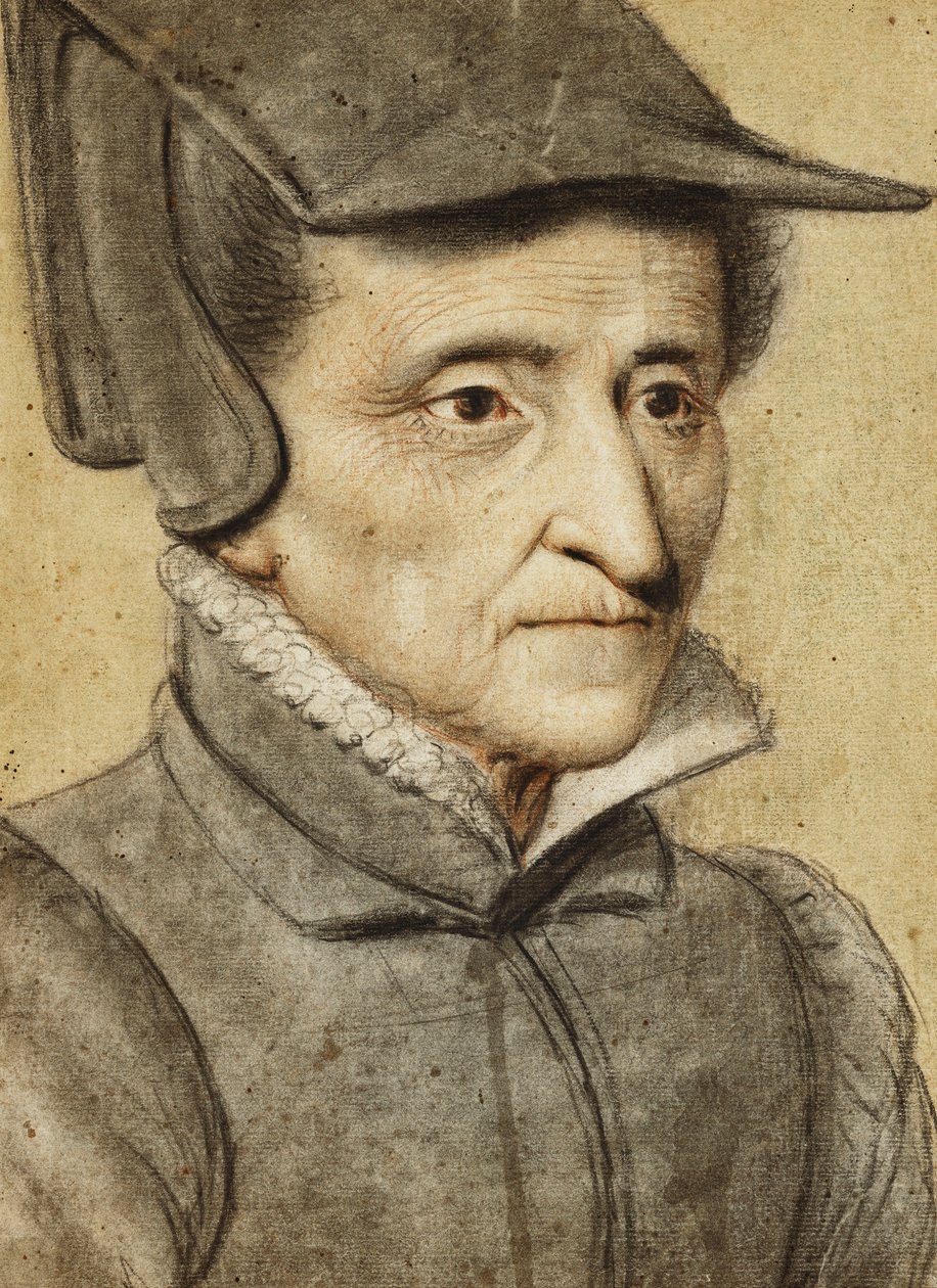 Portré feje egy idős nő alkotó: Nicolas Lagneau or Lanneau
