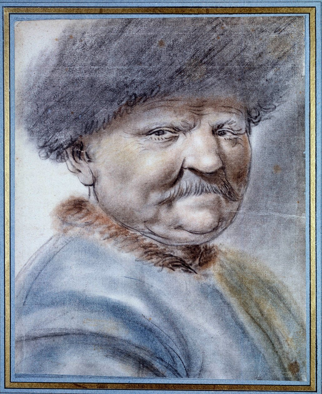 I. Nagy Péter (1672-1725) orosz cár portréja. Nicolas Lagneau fekete kőrajza (XVI. század-XVII. század) Dim. 0,31x0,25 m. Chantilly, Conde Múzeum alkotó: Nicolas Lagneau or Lanneau