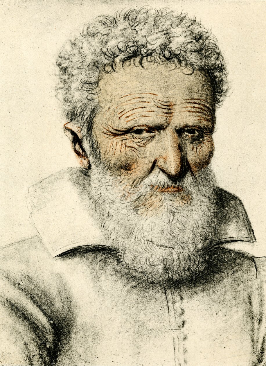Egy idős férfi portréja alkotó: Nicolas Lagneau or Lanneau