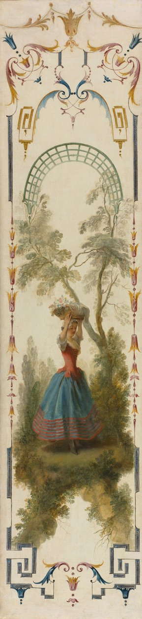 Kertészet, 1723-27 körül (olaj, vászon) alkotó: Nicolas Lancret
