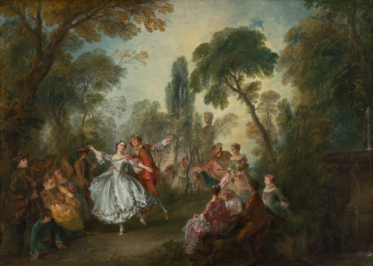 La Camargo Dancing, c. 1730. alkotó: Nicolas Lancret
