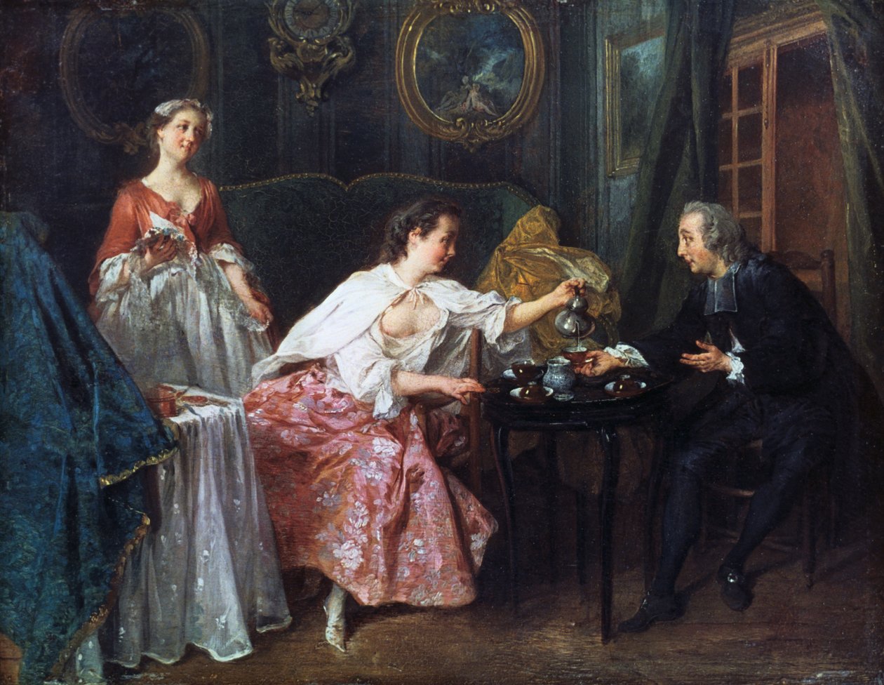 A nap négyszerese: Reggel, 1739 alkotó: Nicolas Lancret