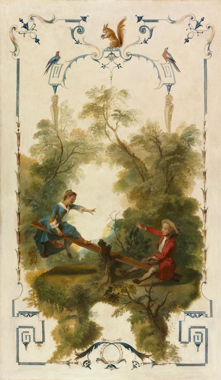 A lengőteke, 1723-27 körül (olaj, vászon) alkotó: Nicolas Lancret