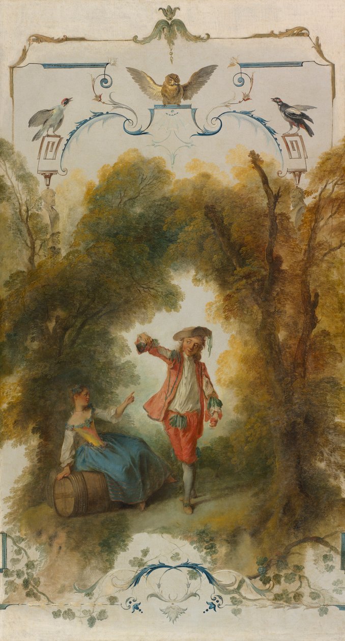 A szőlőhegy, c. 1723-1727. alkotó: Nicolas Lancret