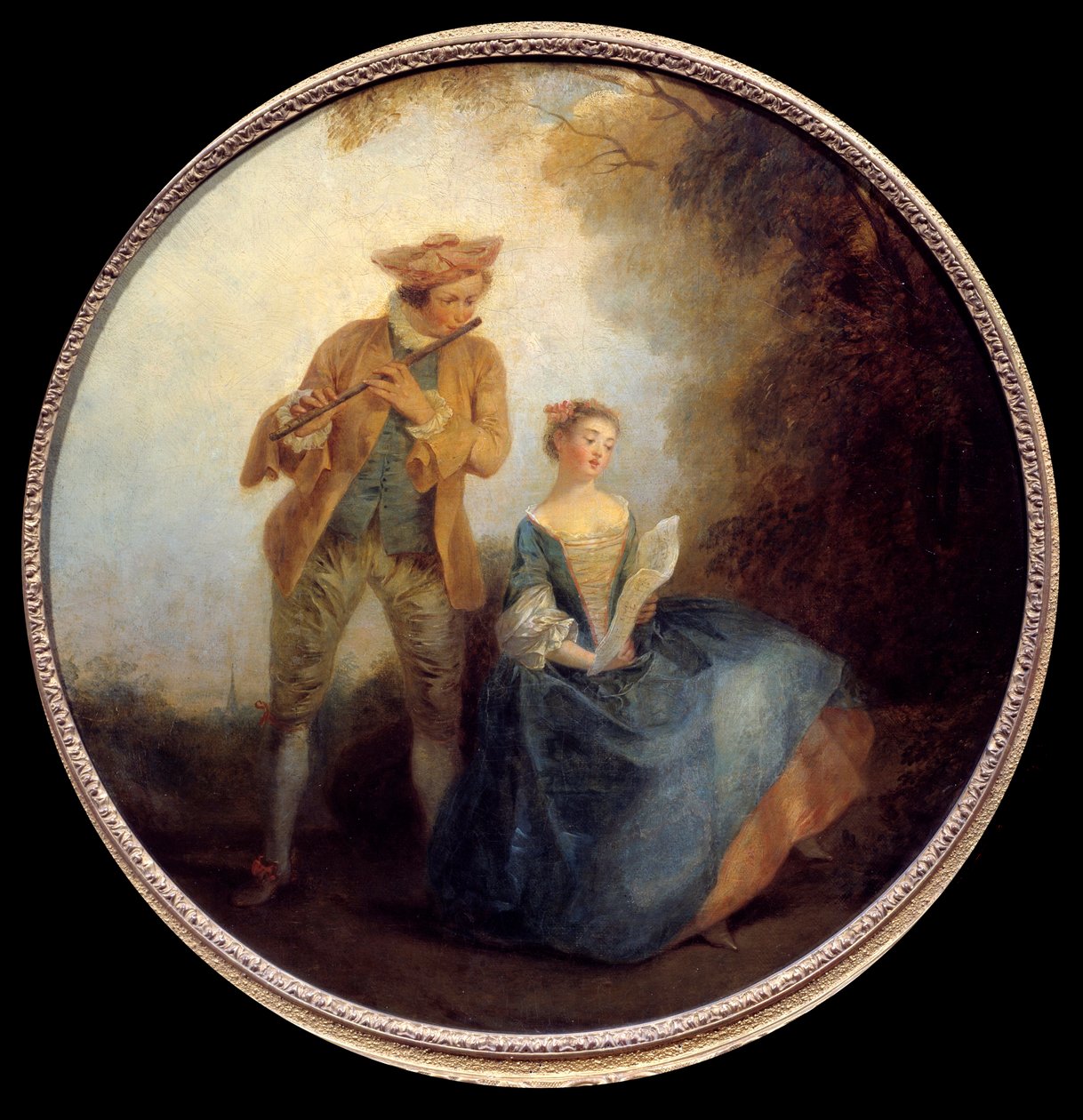A duó. Nicolas Lancret (1690-1743) festménye alkotó: Nicolas Lancret