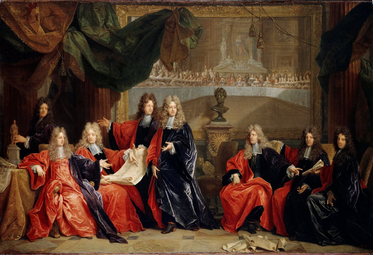 Párizs prépostja és városi magisztrátusa, 1689. alkotó: Nicolas Largillière de