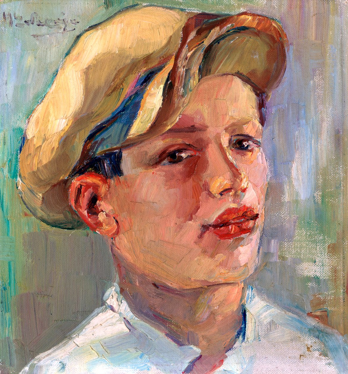 „Egy fiatal férfi portréja”, 1883-1927 alkotó: Nicolas Lytras