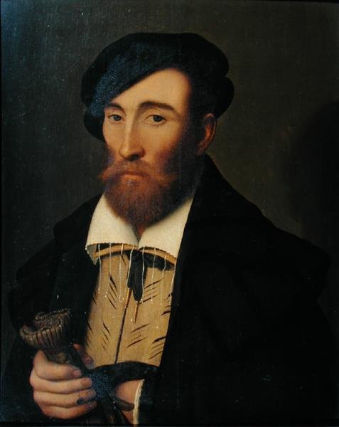 Egy férfi portréja (olaj, vászon) alkotó: Nicolas Neufchatel