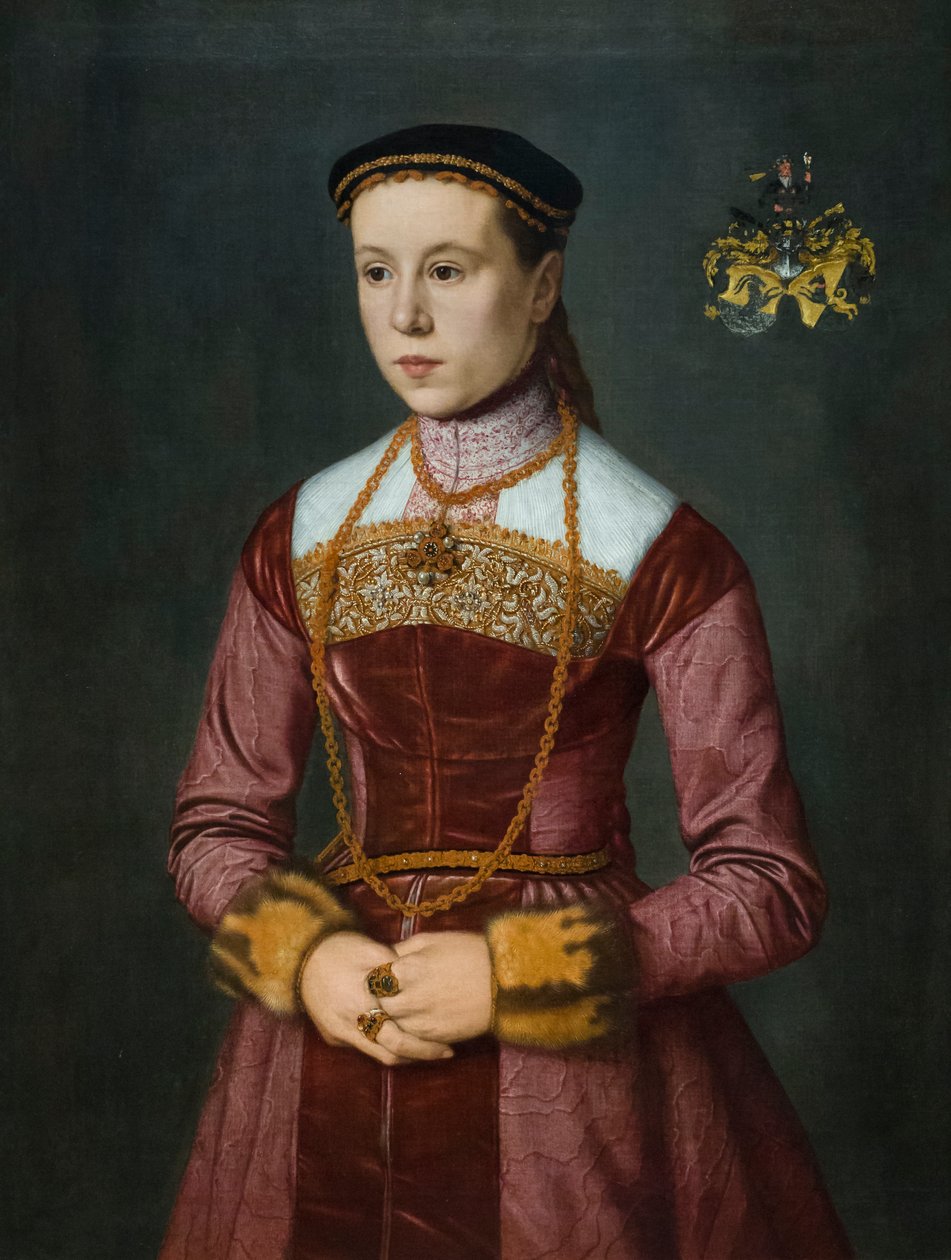 Susanna Stefan, Wolfgang Furter felesége, 1560-as évek eleje (olaj, vászon) alkotó: Nicolas Neufchatel