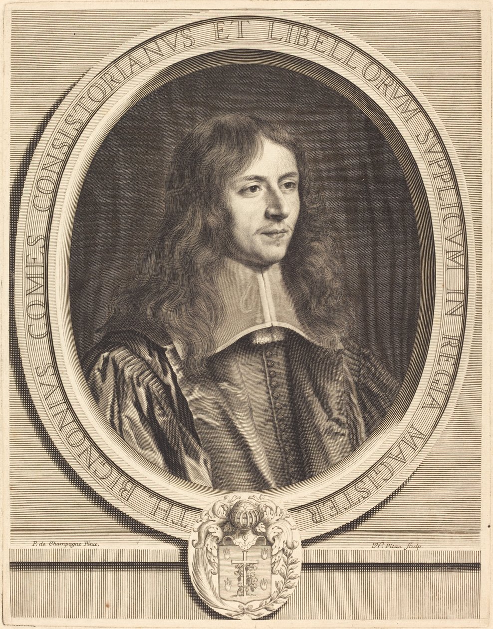 Thierry Bignon alkotó: Nicolas Pitau I after Philippe de Champaigne