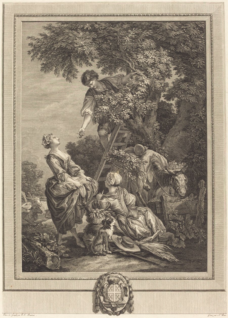 A cseresznye alkotó: Nicolas Ponce after Pierre Antoine Baudouin