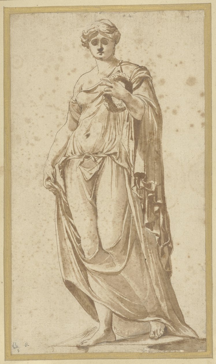 Flora Farnese, elölről nézve alkotó: Nicolas Poussin (possibly)