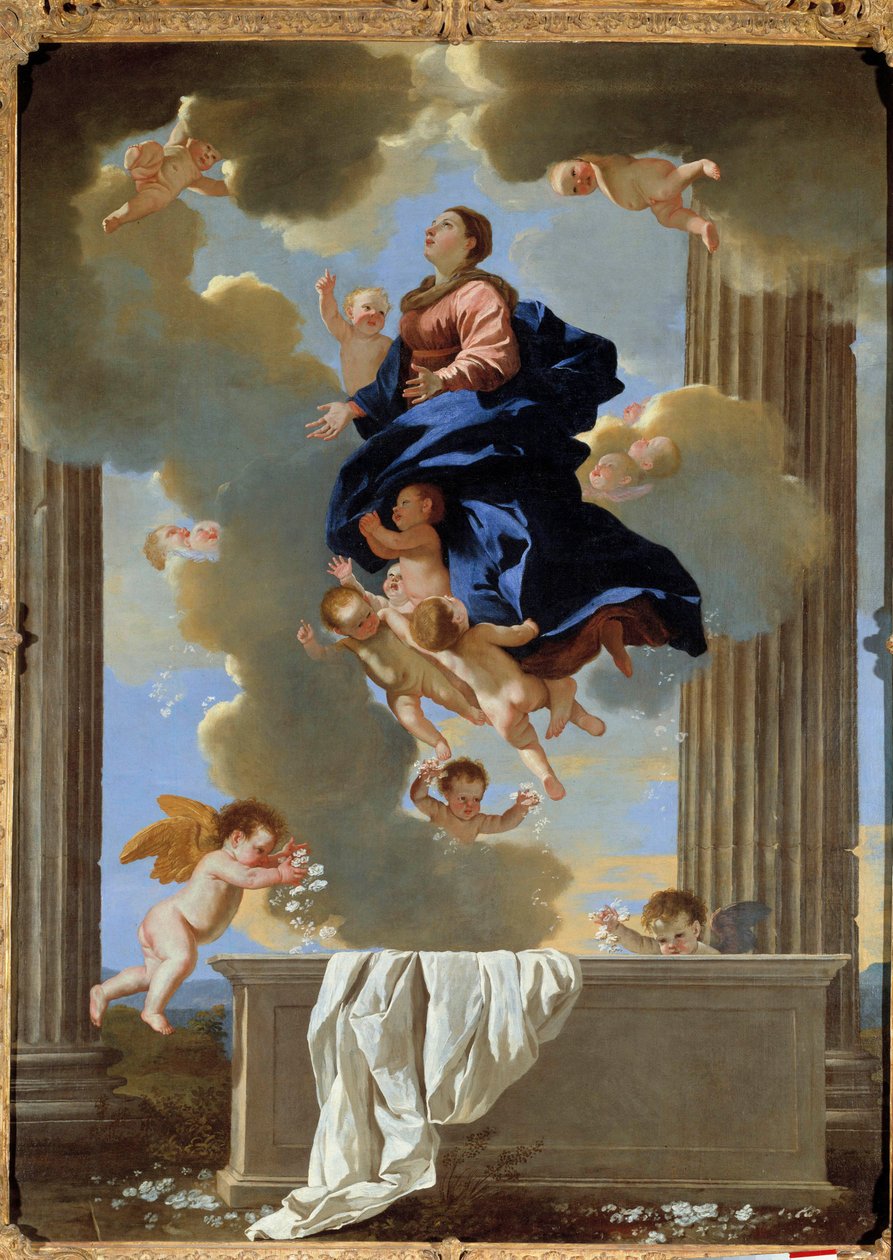 Nicolas Poussin Szűz mennybemenetele festménye alkotó: Nicolas Poussin