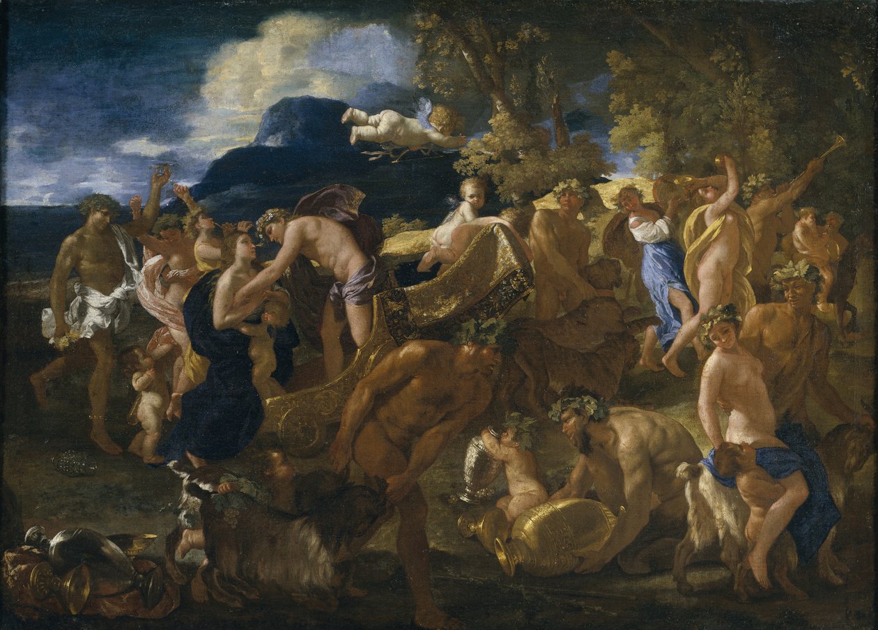 Bacchanal, 1625-1626 alkotó: Nicolas Poussin