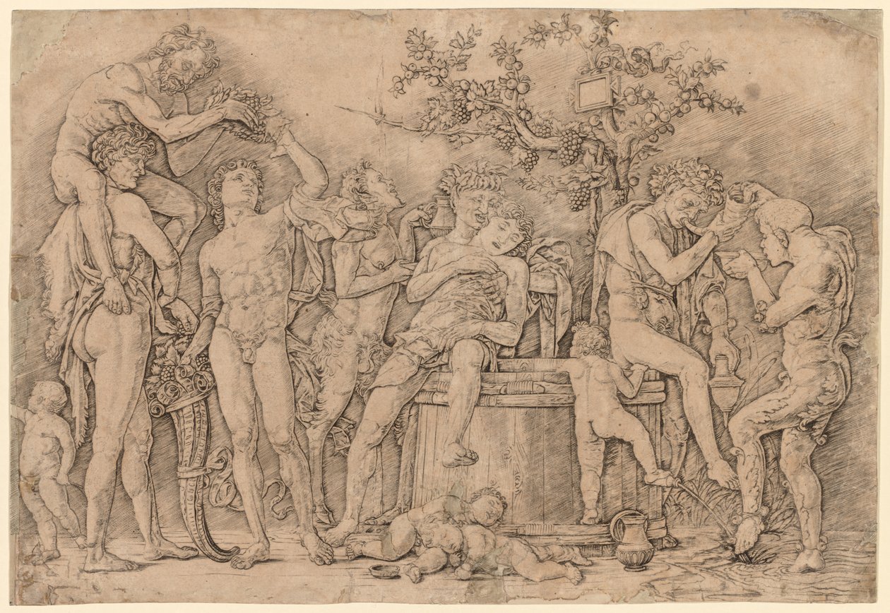 Bacchanal boroskáddal alkotó: Nicolas Poussin