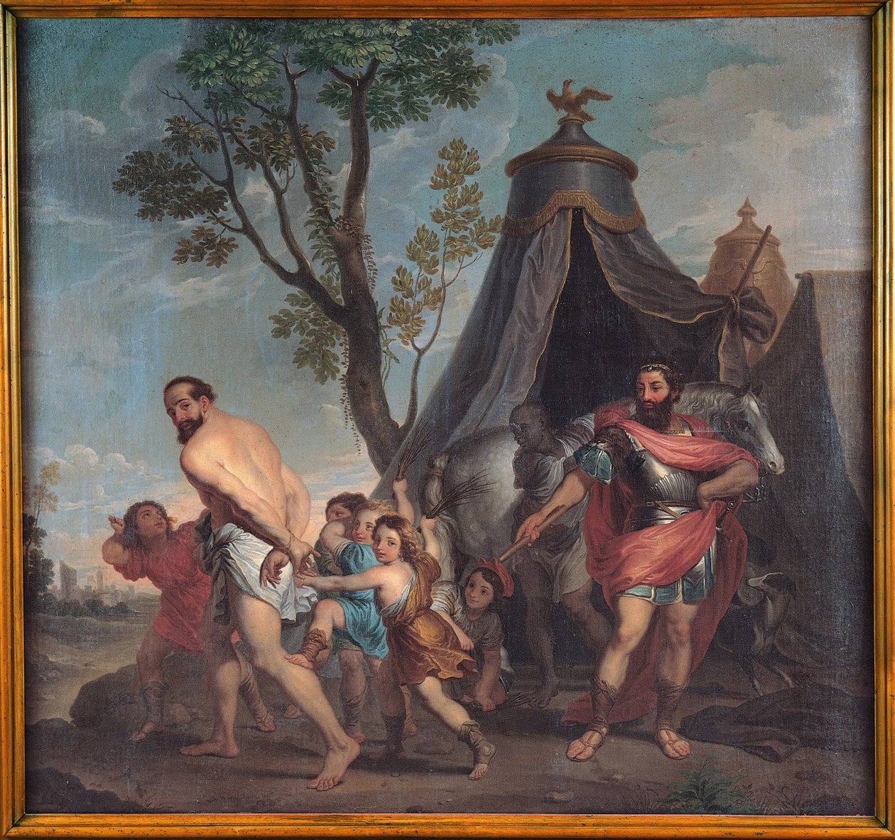 Camillus és a falerii iskolamester alkotó: Nicolas Poussin