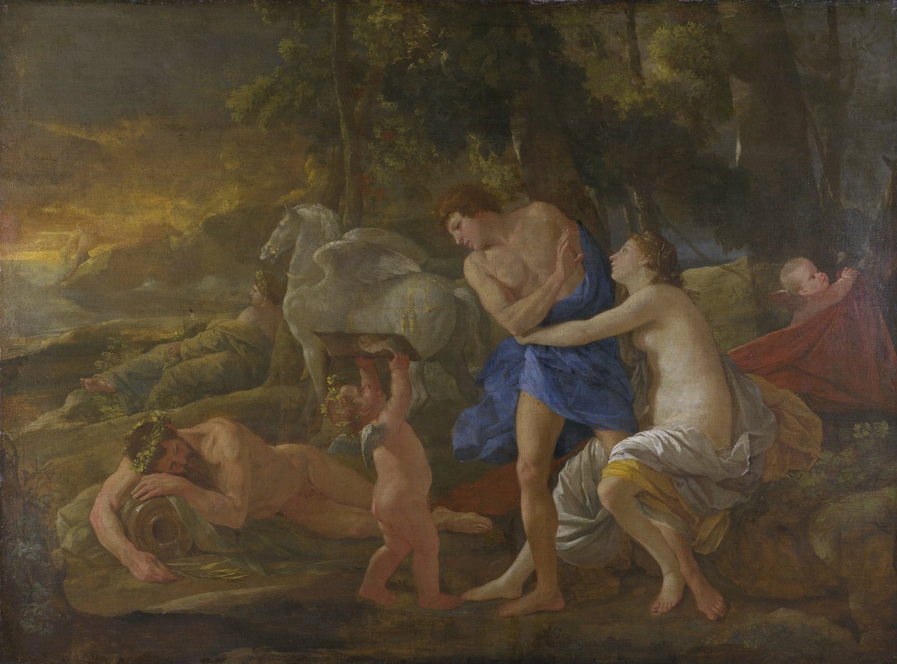 Cephalus és Aurora, 1630 körül (olaj, vászon) alkotó: Nicolas Poussin