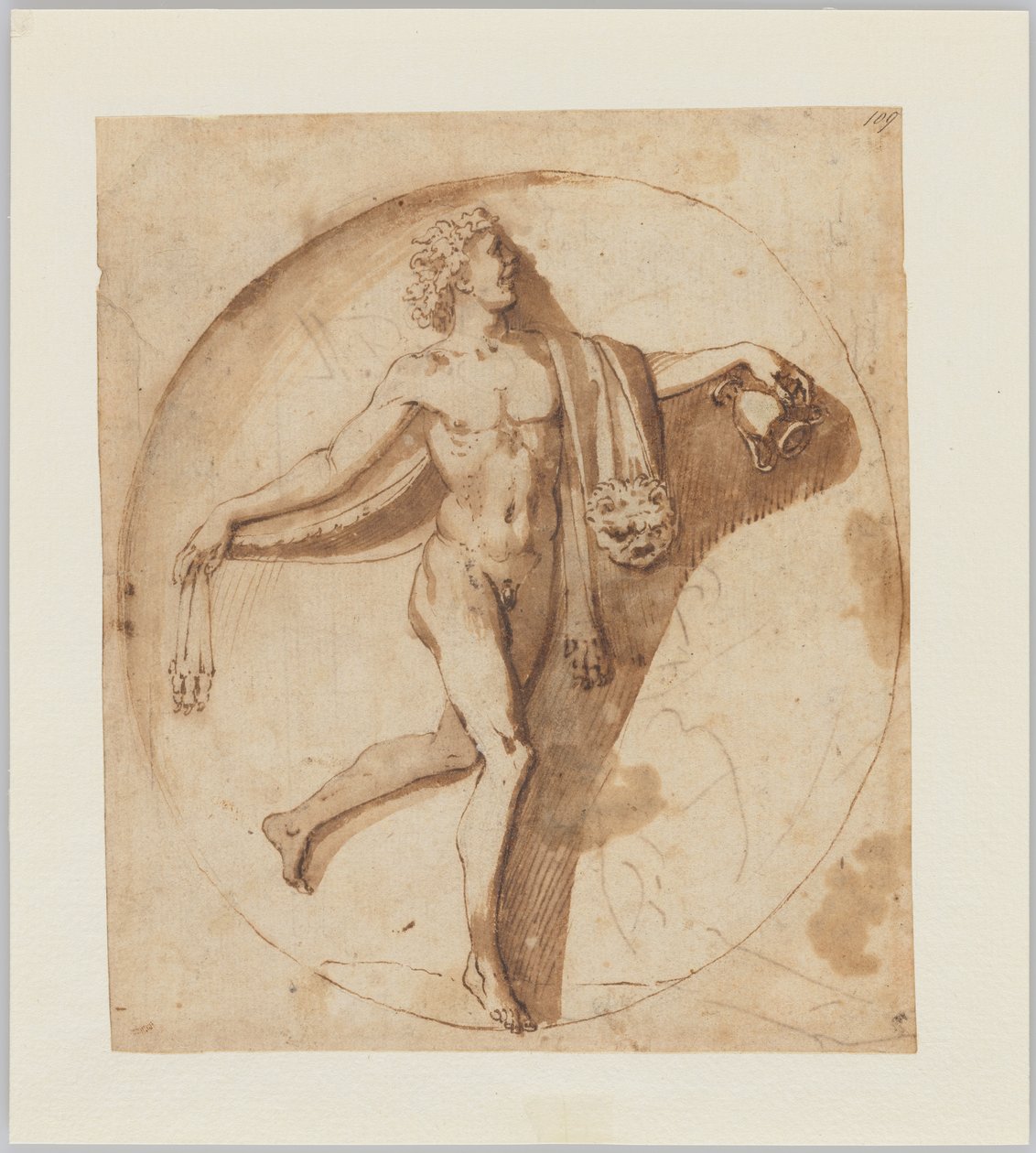 Bacchus táncoló votáriusa alkotó: Nicolas Poussin