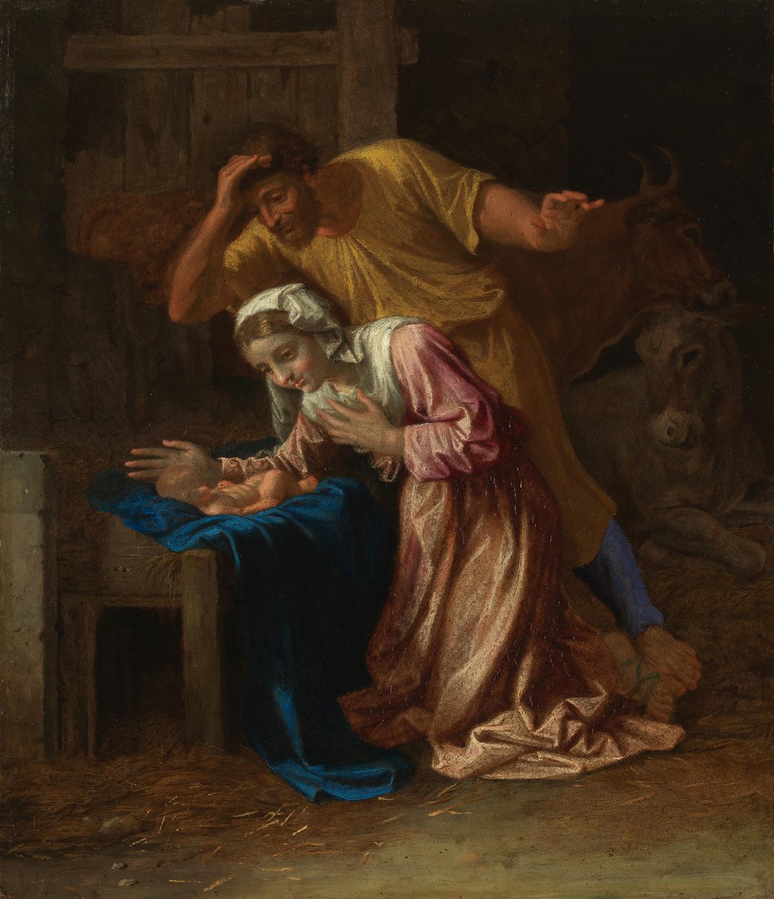 Krisztus születése alkotó: Nicolas Poussin