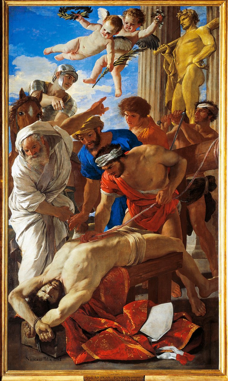 Olaszország, Róma, Szent Erasmus mártíromsága alkotó: Nicolas Poussin