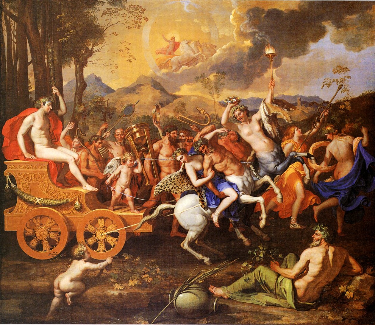 Bacchus diadala alkotó: Nicolas Poussin