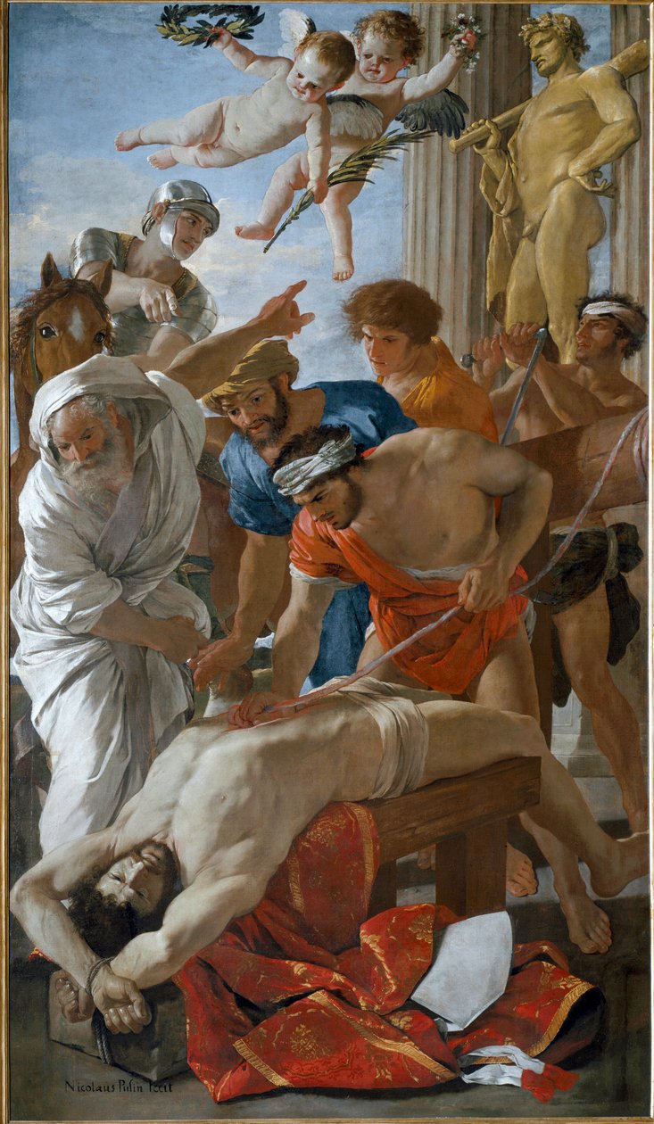 Szent Erasmus mártíromsága alkotó: Nicolas Poussin